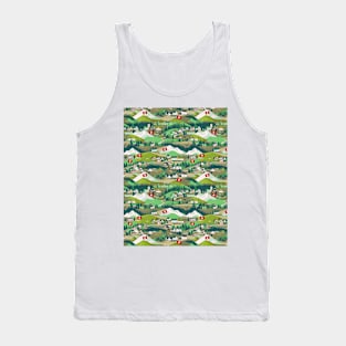 Swiss village folk art Tank Top